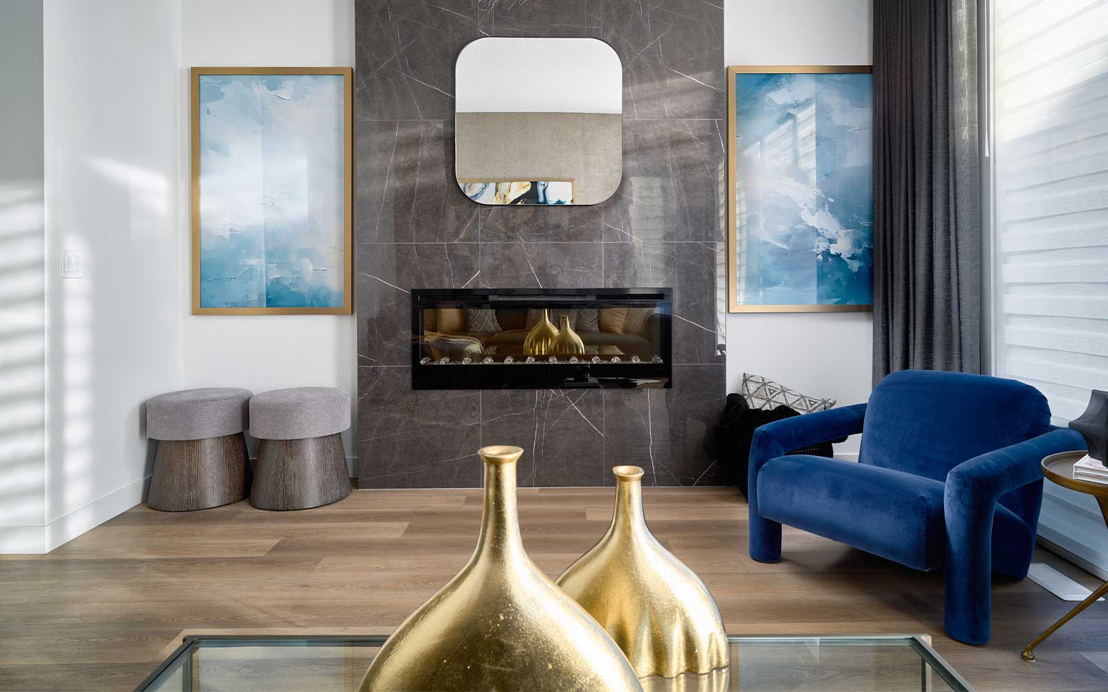 Brookfield Duplex Oak Great Room2